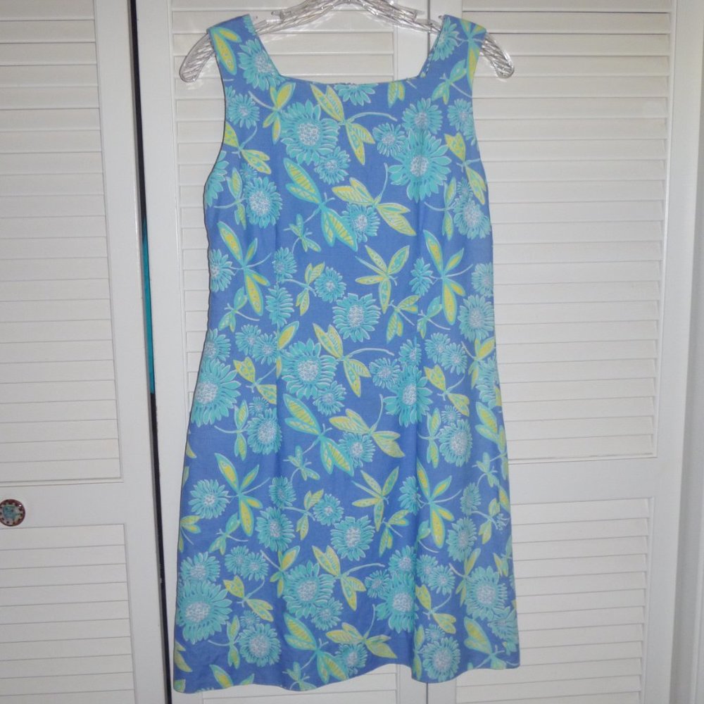 Lilly Pulitzer cotton shift dress Doodle Bug Size 8